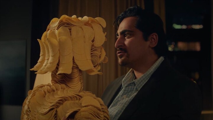 No girlfriend? He made one for himself out of potato chips…