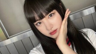 【IVE】长高了，已瘦进度到80%！黑发Liz真的太美了！清纯猫咪（音中年中特辑栗子直拍）