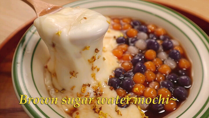 The brown sugar water with cassava for the menstrual period