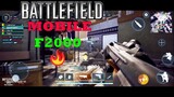 BATTLEFIELD MOBILE  F2000 ITS FIRE GAMEPLAY ANDROID 60 FPS MAX SETTING 2022