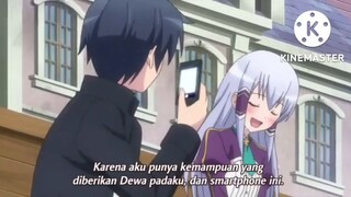 ISEKAI SMARTPHONE episode 2 sub indo skip intro #isekai #overpower # harem