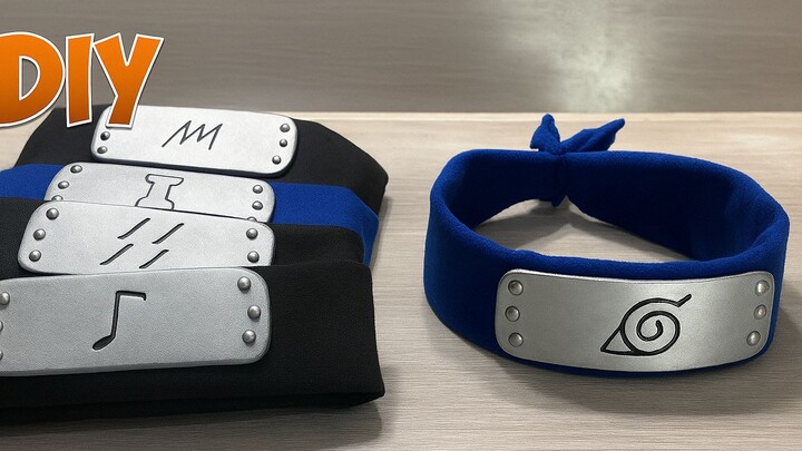 DIY Naruto Headbands.