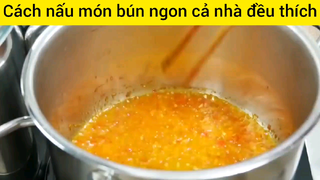 Bún ngon cả nhà yêu thích cách làm 3