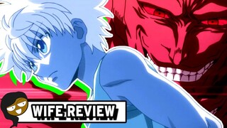 Killua vs Youpi!!! | My Wife Reviews Hunter X Hunter Episode 118 + 119