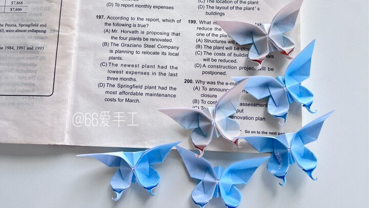 بالنظر إلى العلاقة بيننا، ألن يكون من المعقول أن تصنع لي فراشة ثلاثية الأبعاد؟