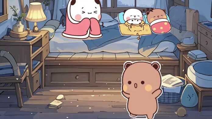It's snowing, let's roast fire and eat roasted sweet potatoes with the four members of the Xiong fam