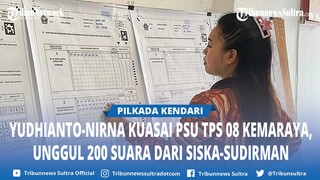 Yudhi Nirna Unggul Hasil PSU Pilkada Kendari 2024 di TPS 08 Kemaraya, Ganti Posisi Siska Sudirman