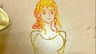 画一个姑娘陪着我