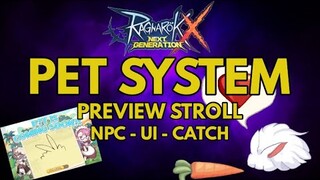 Pet System Preview - Ragnarok X: Next Generation