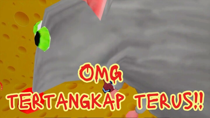 Main game dikejar tikus yang menyeramkan dan menggemaskan