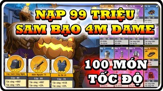 ACC Nạp 99M, 5 Kỷ Vật, 100 Món Tốc Theo Set Top 1 SV - ONE PUNCH MAN THE STRONGEST | Dat PH