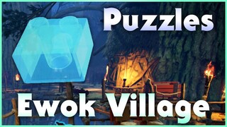 LEGO Star Wars: The Skywalker Saga | EWOK VILLAGE, ENDOR - Puzzles & Datacard