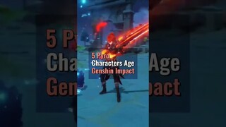 Genshin Impact Pyro Characters Age