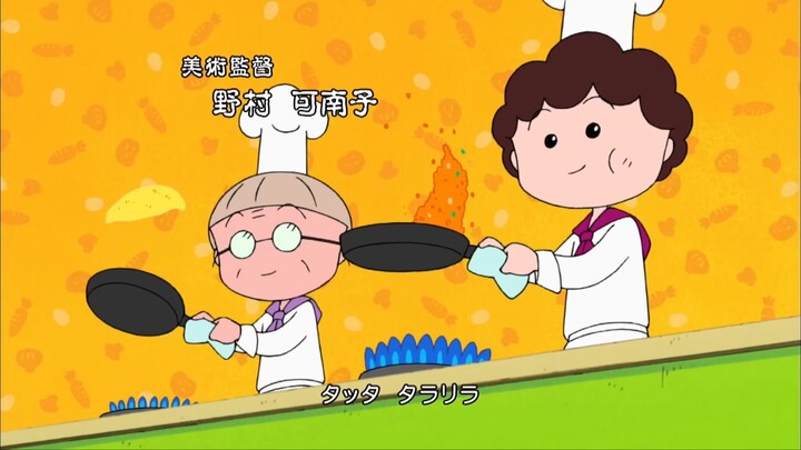 Chibi Maruko Chan _ coret-coret di musim dingin