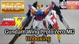 Bandai - GUNDAM WING PROTO ZERO MG - Mobile Suit Gundam Wing Model Kit UNBOXING [003]