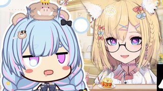 [雪绘yukie] Xueqi Xie's bubble machine reviews Li Dousha's bubble machine "This is milk p"