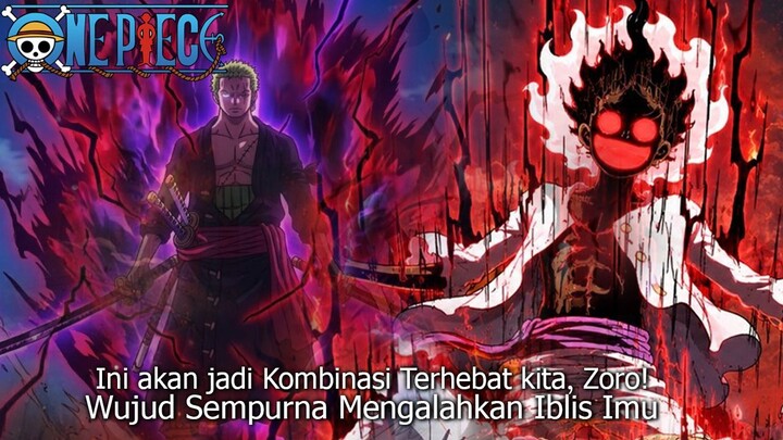 ONE PIECE TERBARU - IMU KETAR-KETIR! EVOLUSI LUFFY ZORO DALAM MODE DEWA MUNCUL AURA HAKI RAJA KUAT!
