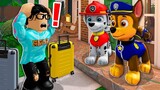 I Got ADOPTED By PAW PATROL Family! (Roblox)
