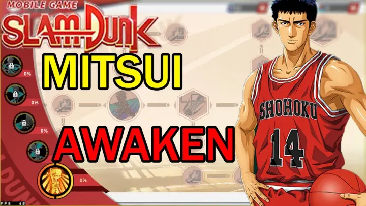 Mitsui Awakening ! Qual Habilidade Upar Primeiro ! Slam Dunk Mobile BR