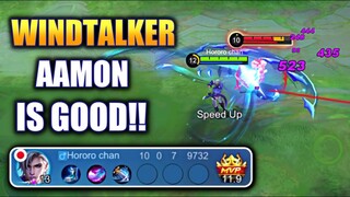 WINDTALKER AAMON BUILD!? | MOBILE LEGENDS