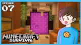THE NETHER PORTAL | Minecraft Survival Let's Play Ep7