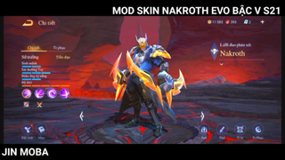 LQMB - Mod Skin NAKROTH EVO SIÊU VIỆT BẬC V Full Hiệu Ứng Mới Nhất Mùa 21 - Jin