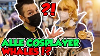 Sind ALLE Cosplayer WHALES?! GESTÄNDNISSE in Interviews! | Genshin Impact MEX Berlin