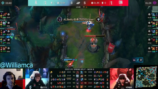 Tâm điểm trận đấu giữa AL và EDG phần 8 #game #LOL