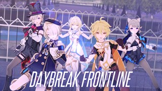 【原神MMD】旅行者双子+壁炉之家 黎明前线/DAYBREAK FRONTLINE