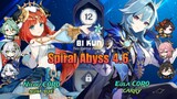 Nilou C0R0 bloom & Eula C0R0 carry siêu dẫn | Spiral Abyss 4.6 | Genshin Impact