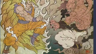 [Ukiyo-e] Sayangku, aku melukis "Dragon Ball" sebagai "Kitab Pegunungan dan Lautan"!