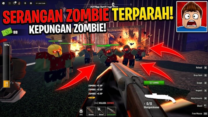 THIS BUS IS THE ONLY SAFE PLACE FROM THE ZOMBIE ATTACK! ROBLOX