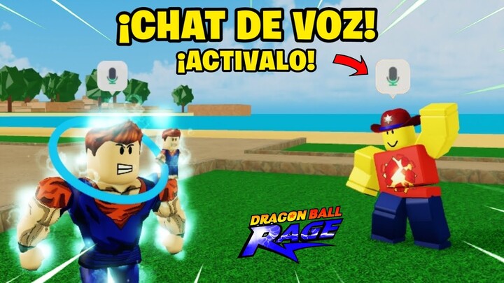 ¡EL CHAT DE VOZ LLEGÓ A DRAGON BALL RAGE! 🤩🔥