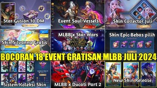 BOCORAN JADWAL RILIS 18 EVENT GRATISAN MOBILE LEGENDS JULI 2024! SKIN EPIC GRATIS, SISTEM KOLEKSI