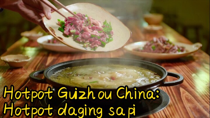 Hotpot Guizhou China: Hotpot daging sapi