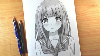 วิธีการวาด chitanda eru - hyouka วิธีการวาดการ์ตูนสาว