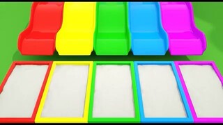 Old MacDonald Song _ Jumping Through a Colorful Pool _ Soccer Balls Everywhere_