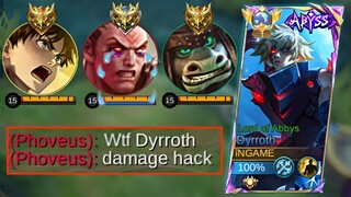 DYRROTH GUIDE OP BUILD TO BEAT META HERO IN EXP LANE! (BEST DAMAGE BUILD 2024)