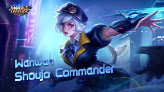 Wanwan's New Skin | Shoujo Commander | Mobile Legends: Bang Bang