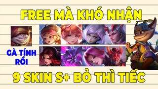 Liên quân Nhận 9 Skin Bậc S+ Đổi từ Mảnh Trang Phục Cao Cấp dành cho AE Cày Cuốc và Chăm Chỉ TNG