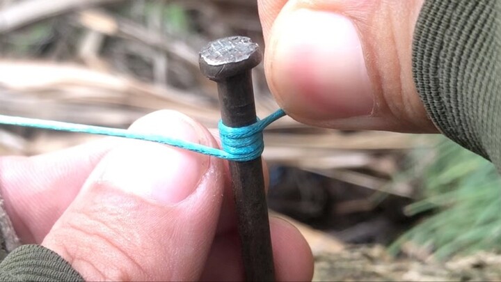 Practical string line hitch - Very simple #knotshort