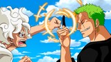 Luffy testa o haki do rei de Zoro e fica chocado - One Piece