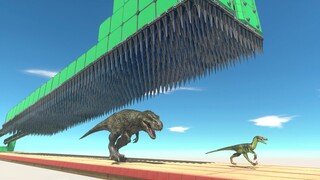 Can Someone Escape from Falling Spikes - Animal Revolt Battle Simulator
