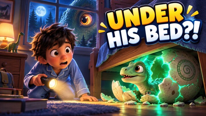 A DINOSAUR EGG Hatched Under His Bed! 🦖🥚 | Kids Story