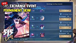 CLAIM M-WORLD SKIN AND RECALL + BOARDER REWARDS! 515 EXCHANGE NEW EVENT! | MOBILE LEGENDS 2022