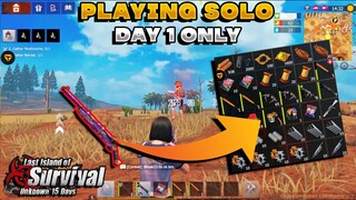 Solo Life | Playing SOLO Day 1 Only Last Island of Survival | Last Day Rules Survival