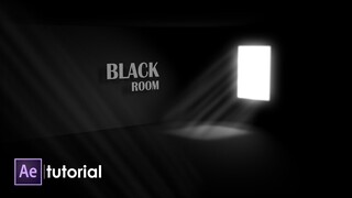 Black room After Effects tutorial