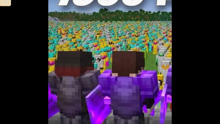 นักแข่งมืออาชีพ MC ระดับแนวหน้า 10 คน จะสามารถเอาชนะผู้เล่นธรรมดา 1,000 คนได้หรือไม่!