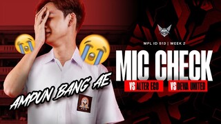 KYY DIBUAT KALEM SAMA ALTER EGO🤬 - Mic Check MPL ID S13 Bigetron Alpha W2