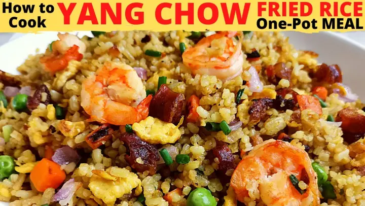 YANG CHOW FRIED RICE |  Chinese Restaurant Style Recipe | How to cook Yangzhou Fried Rice | CHAO FAN